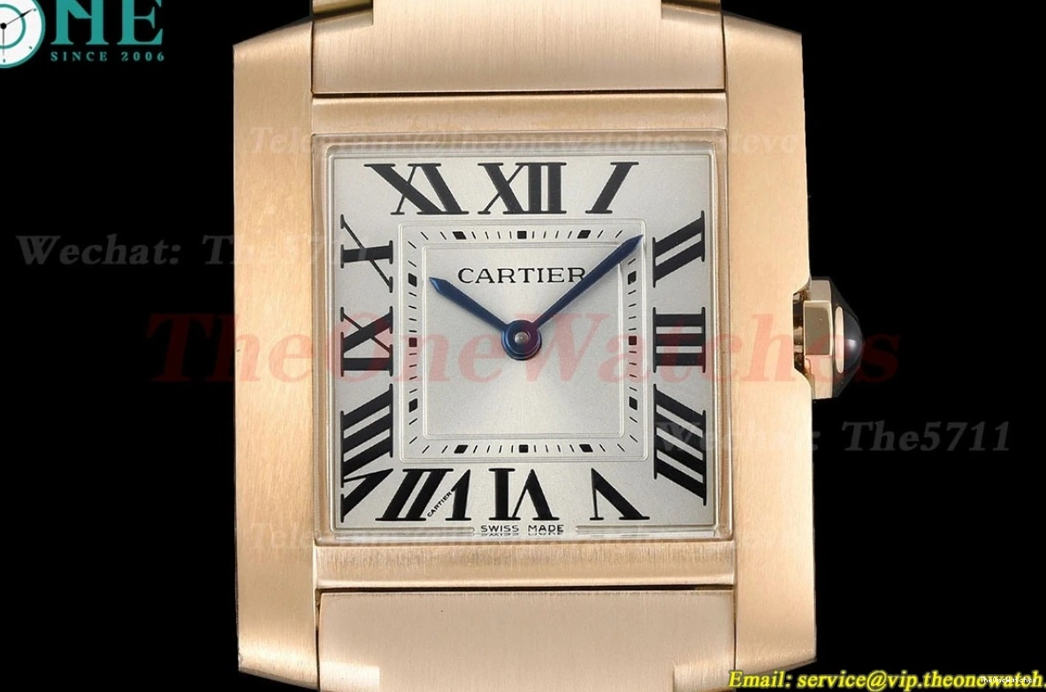 8848F 27mm Quartz Silver Tank RG RG Française Dial 0307